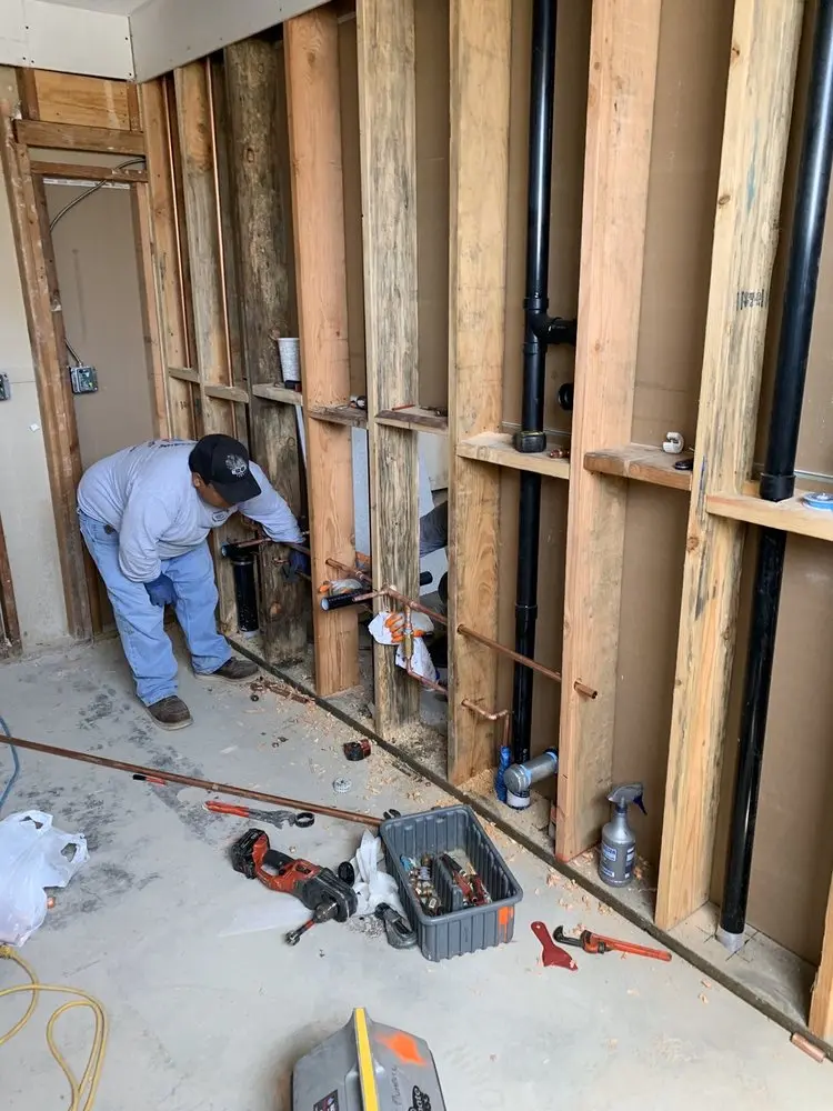Commercial rough-in plumbing for Gas Line Repair in Elizabeth Port